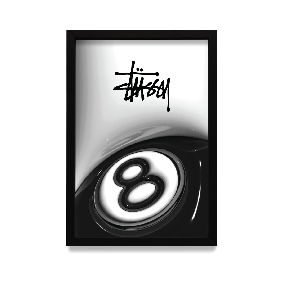 Plakat Stussy 8ball