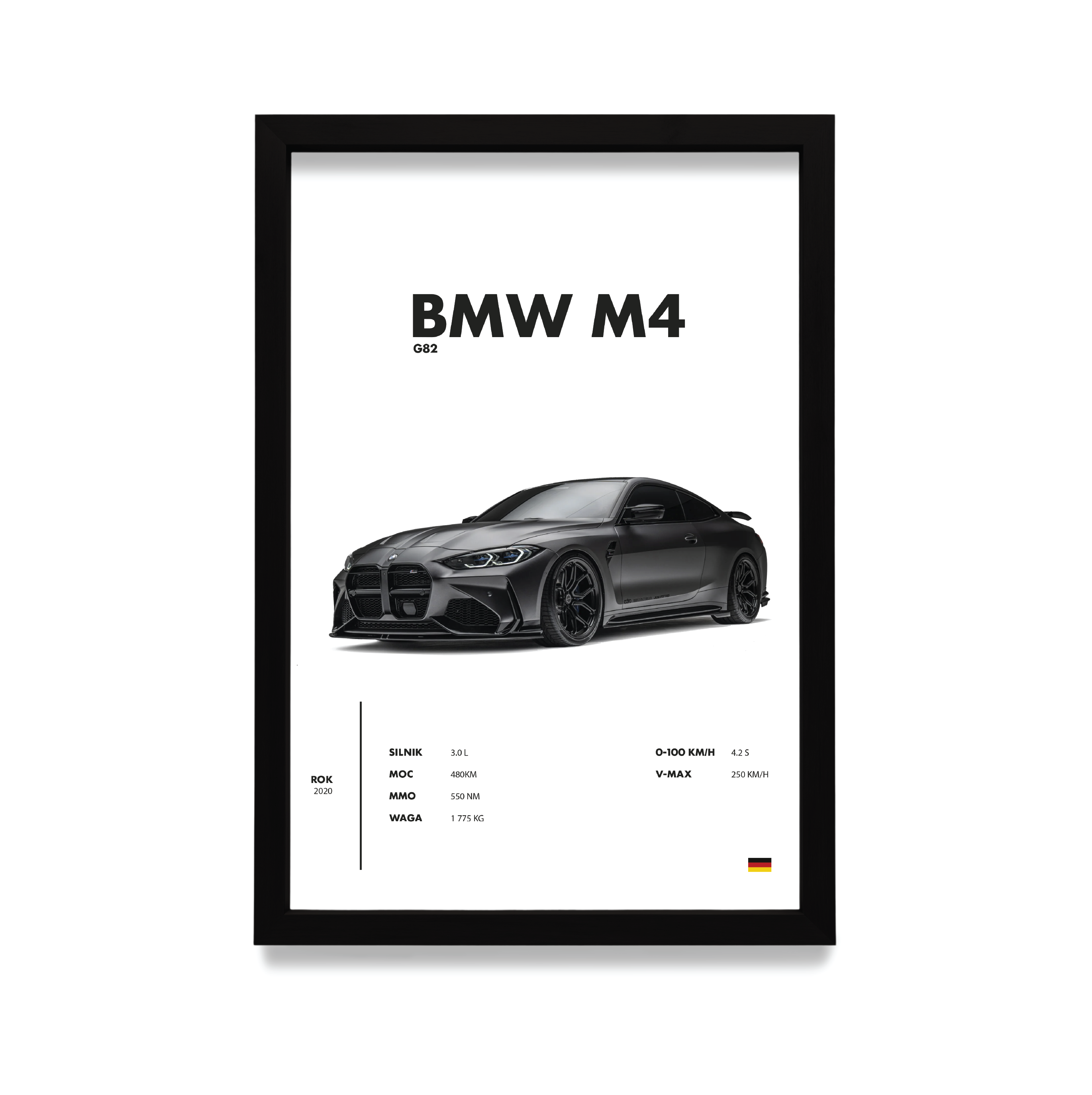 Plakat BMW M4 G82