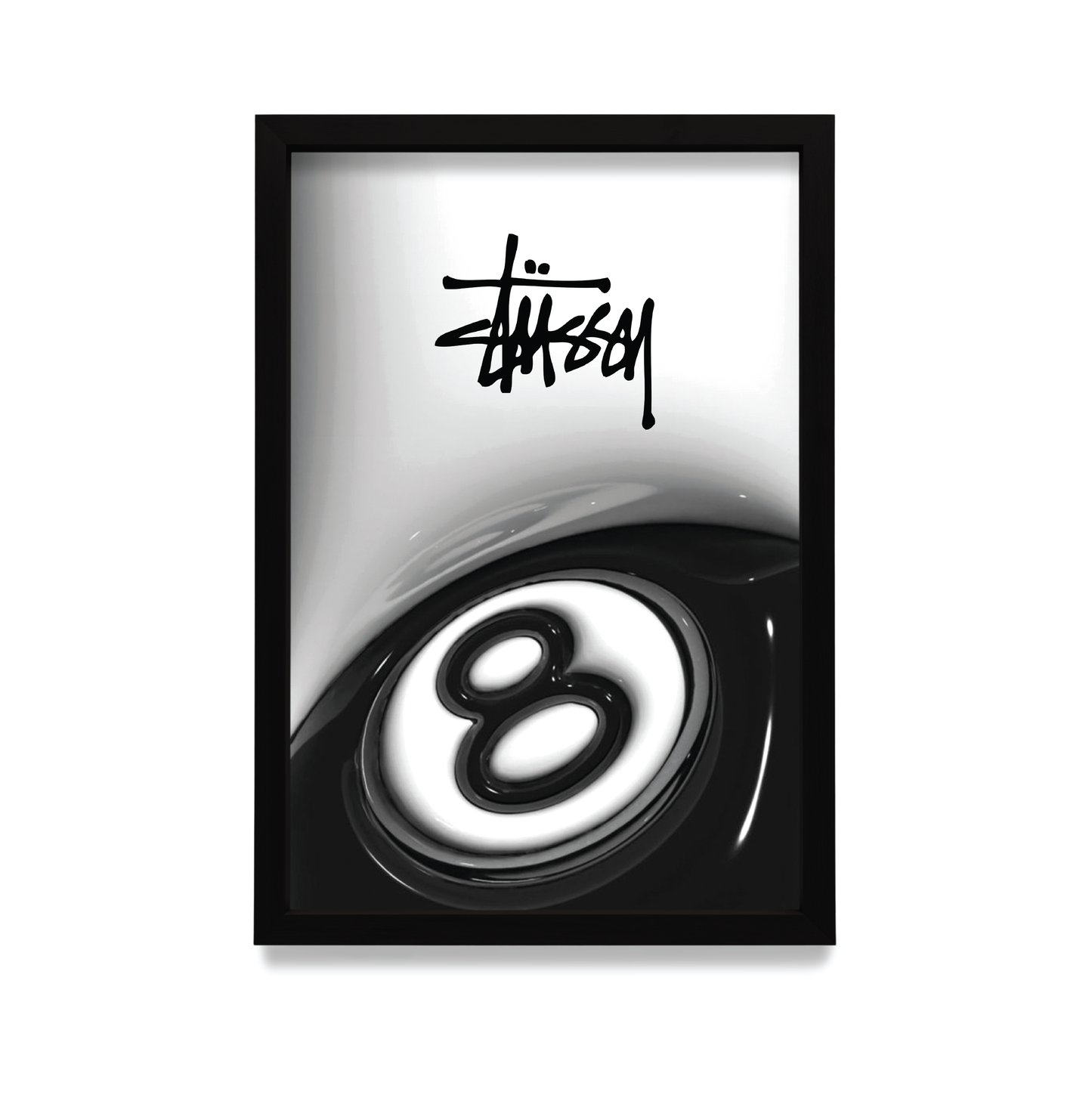 Plakat Stussy 8ball