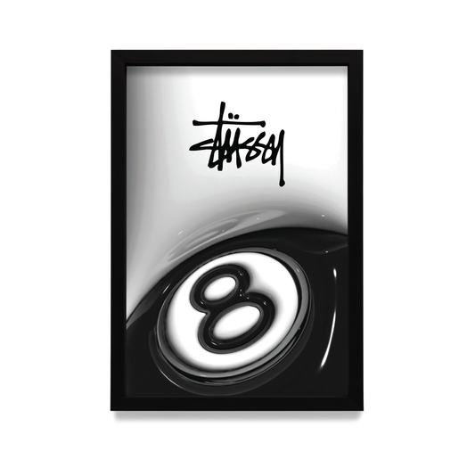 Plakat Stussy 8ball