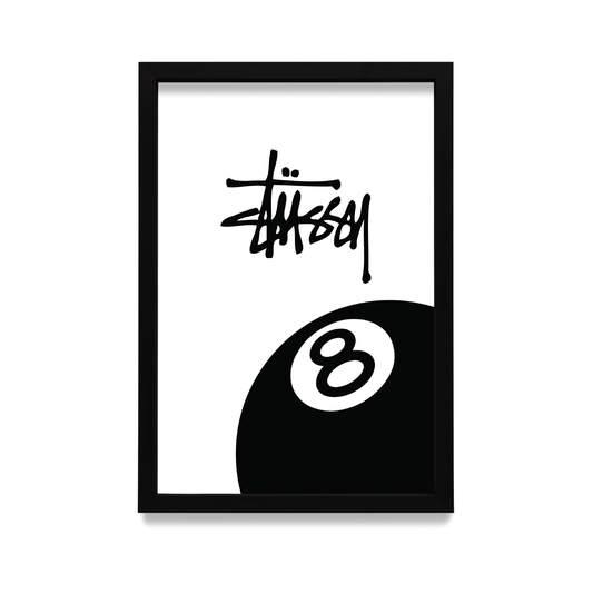Plakat Stussy 8ball