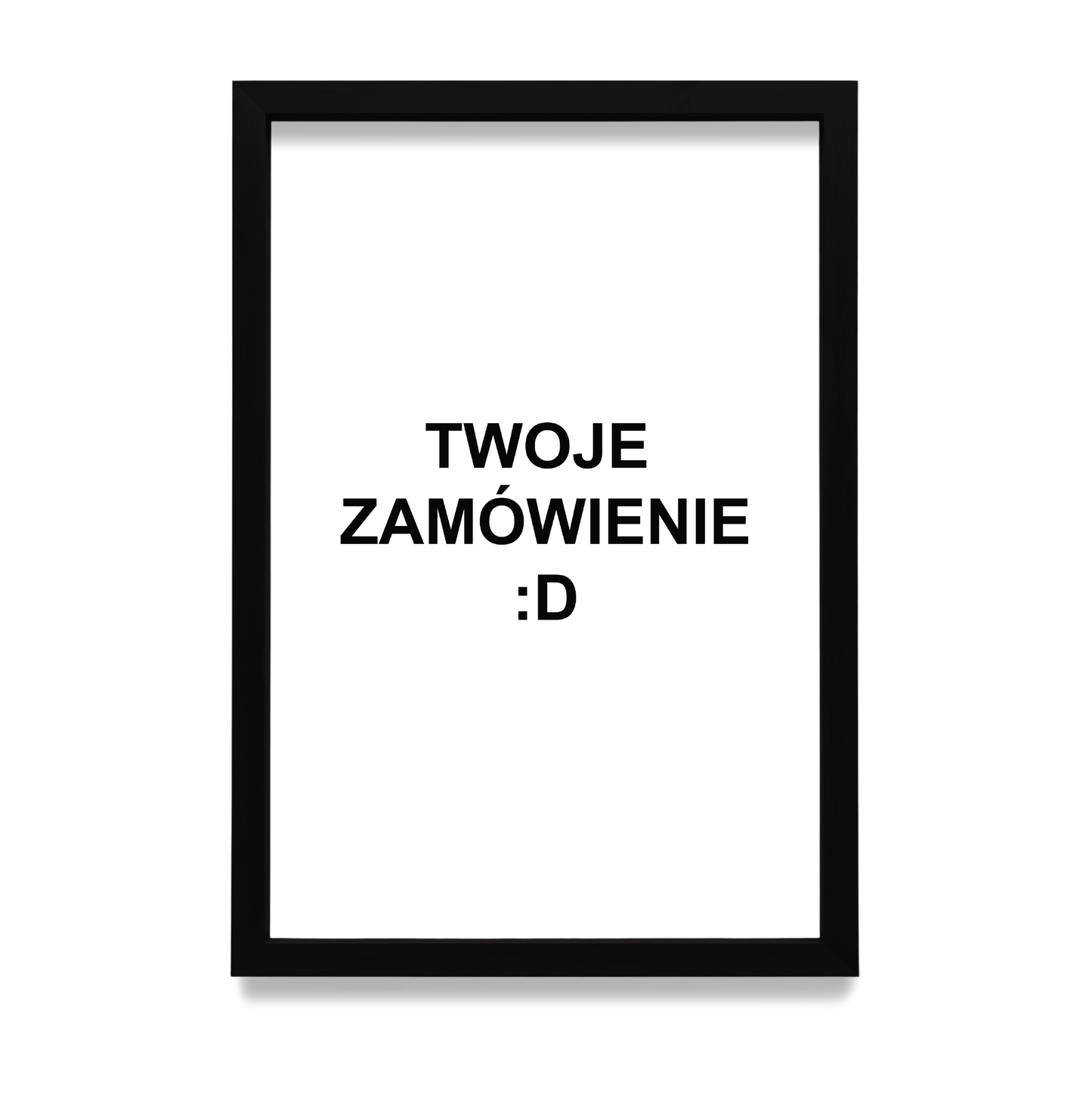 Projekt plakatu na zamówienie