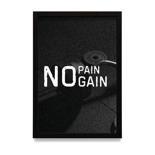 Plakat No Pain No Gain