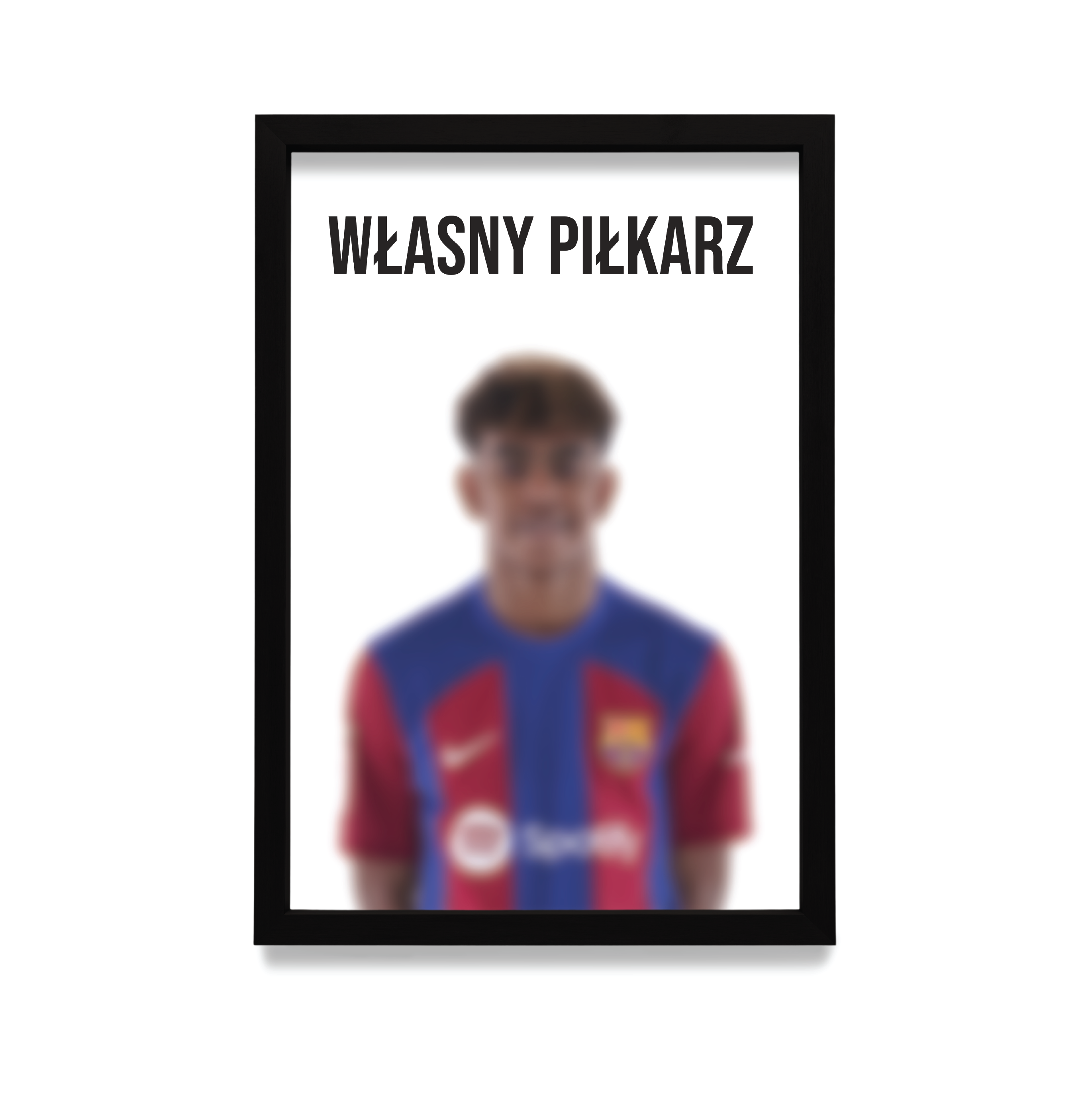 Personalizowany plakat z wybranym piłkarzem